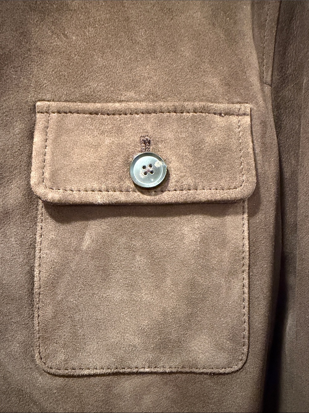 Zara Suede Leather Bomber Jacket size Medium Limited Edition - Picture 6 of 13